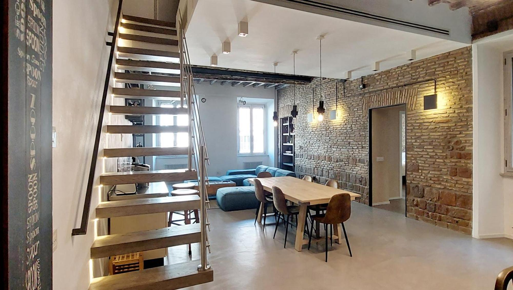 Ferienwohnung Loft 133 - Central And Luxury Loft In Rom Exterior foto